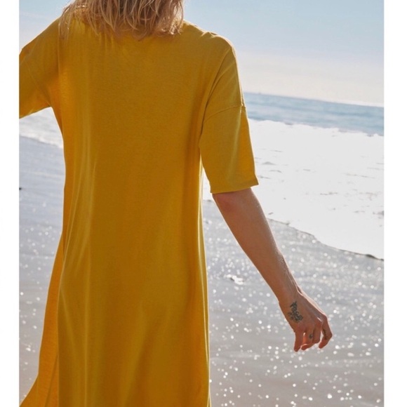 NWT Free People Carter T-Shirt Dress - Picture 3 of 4